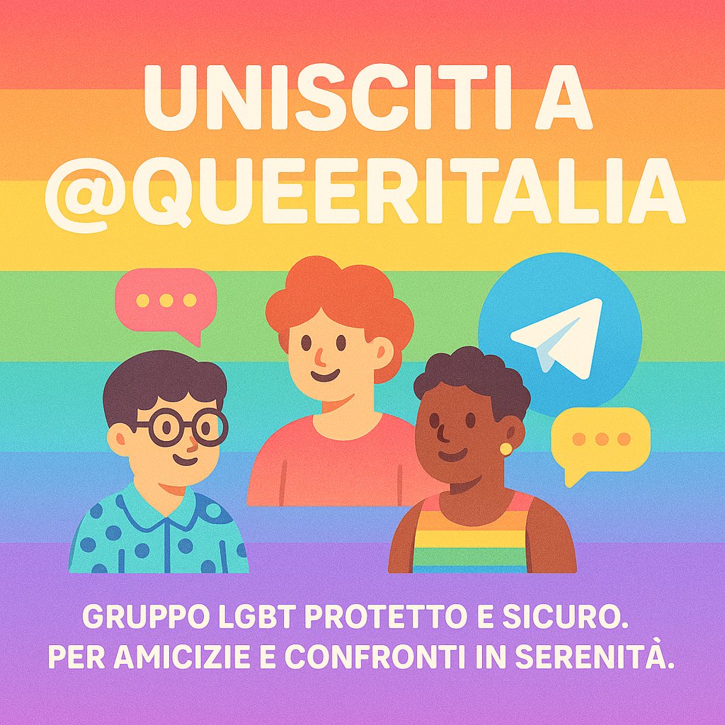 Unisciti a noi su t.me/queeritalia