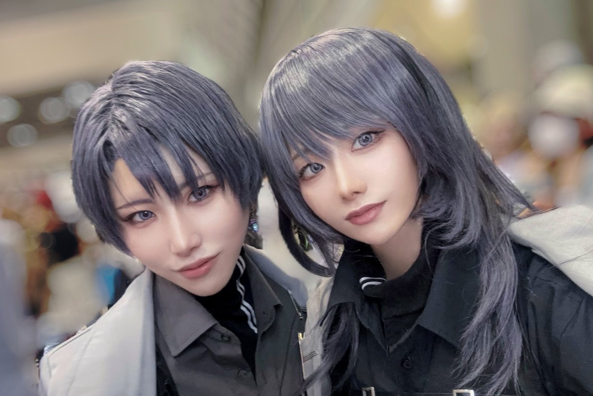 panchan_cos's tweet photo. スパコミ2日目お疲れ様でした！今日は女局長でお手伝いしてました❣
2日間の満足度高い☺お会いしてくださった方ありがとうございました🫶🏻

海紘さんと男女W局長✌🏻 https://t.co/eQHf1UBBsz