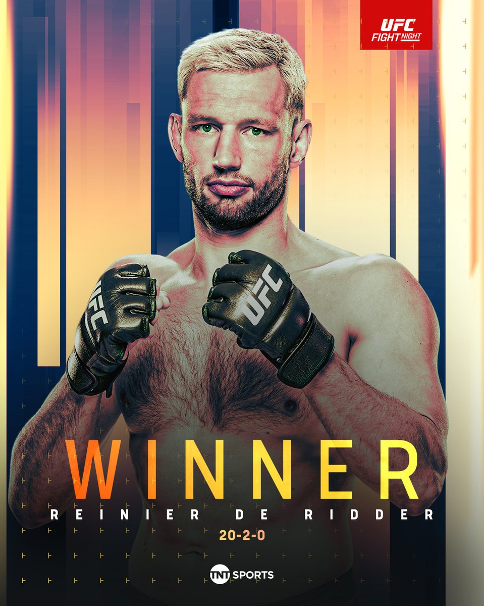 Reinier de Ridder stops Bo Nickal in Des Moines! 🤯

 #UFCDesMoines | LIVE on TNT Sports 1 and discovery+
