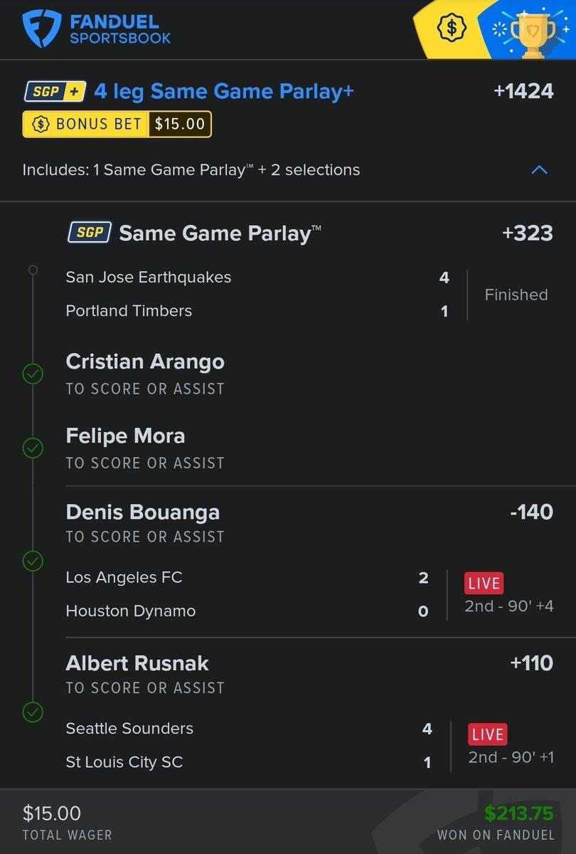 Bang bang ✅️

Thats +240, +370, +900, and +1424 all free in the last 2 days 🫡

Get every single play here if you'd like: whop.com/empire-sports-…