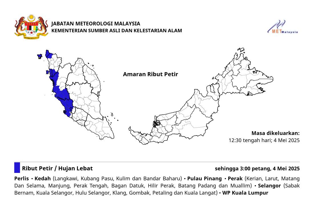 metmalaysia's tweet photo. AMARAN RIBUT PETIR. ⛈⛈⛈ 

#ributpetirmetmalaysia
#metmalaysia
#NRES
#MalaysiaMadani https://t.co/ziVf8vNLyD
