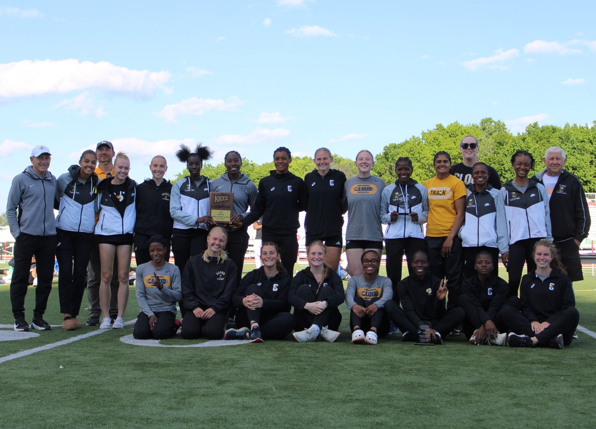 The Cloud County Community College women's track and field team is your 2025 Region 6/Kansas Jayhawk Community College Conference West Division Champions!🏃🏼‍♀️🏆👏🏻

📸 Evan Carr

#CloudTrack | #BackTheBirds