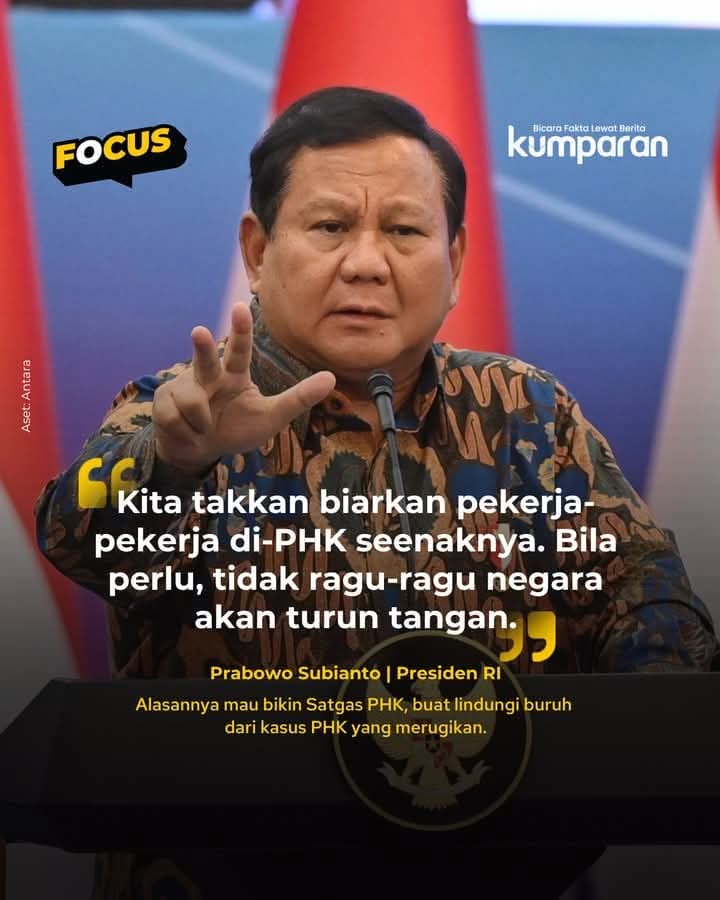 Apakah benar ini bapak presiden <a href="/prabowo/">Prabowo Subianto</a> <a href="/kumparan/">kumparan</a> ?
Kami Pendamping desa sejumlah 1.040 org telah di PHK sepihak oleh kebijakan menteri <a href="/YandriSusanto/">Yandri Susanto</a> tanpa dasar regulasi kepmendes 143 hukum yg jelas