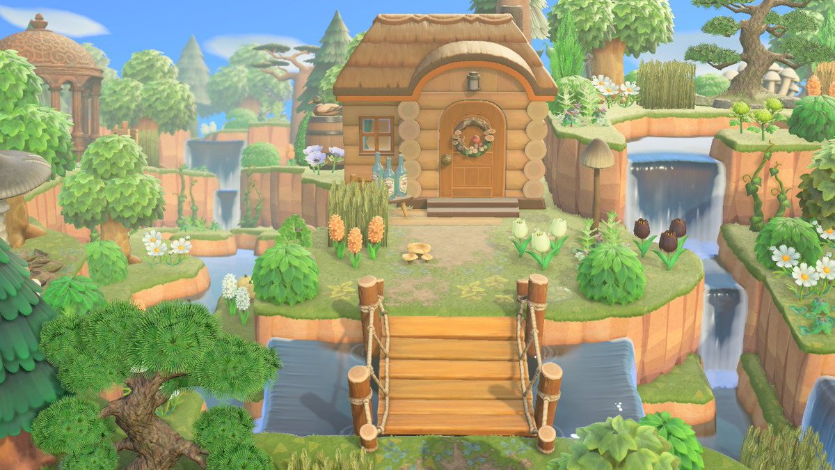 spacnh1's tweet photo. Come take a stroll on Devonwood  where nature prevails.  Enjoy a tranquil hike through the woods, stop for a picnic, and visit with the villagers.  All homes have been redecorated.  The resident rep home is fully furnished.  Beaches are partially decorated.  Gifts @ RS. https://t.co/bZEqYdwrYq