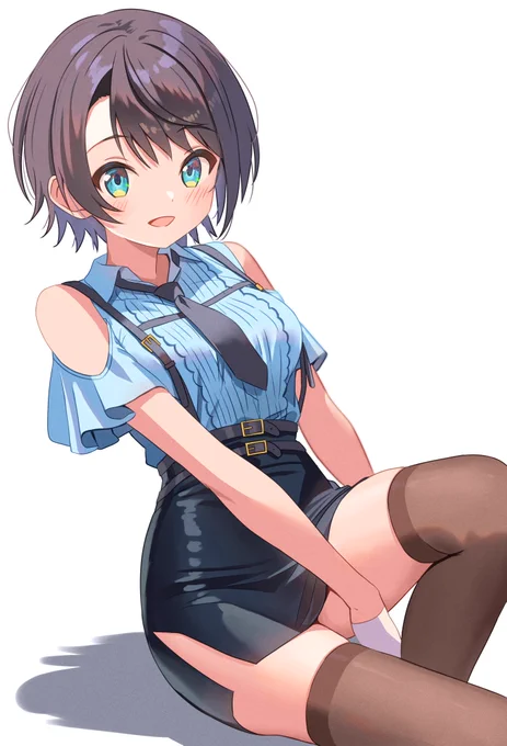 #プロテインザスバルこの服で警察…?と思いながら描くのだ 