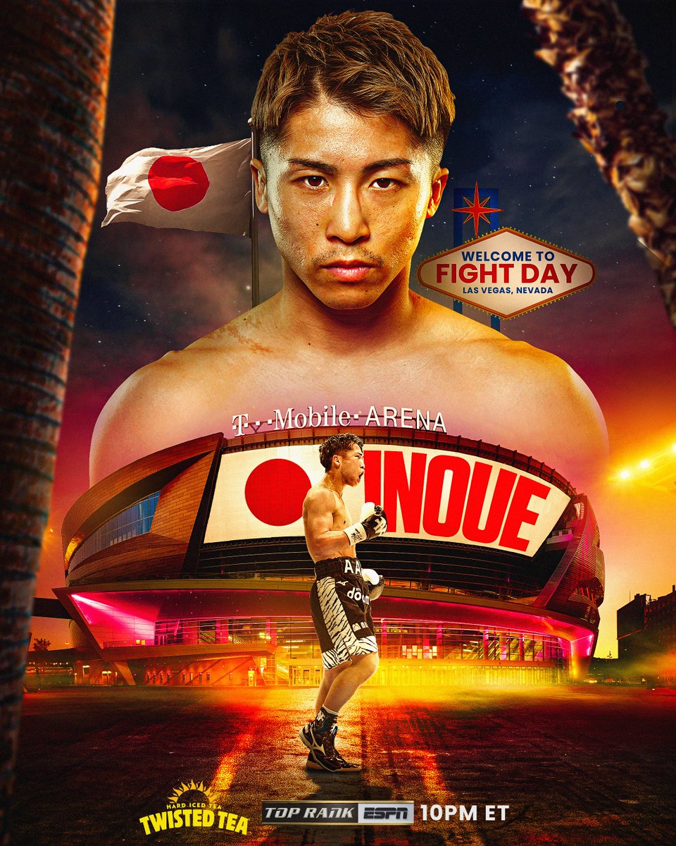 Top Rank Boxing (@trboxing) on Twitter photo A MAN THAT NEVER DISAPPOINTS.
👑🐐 @NaoyaInoue_410 returns to the Mecca of Boxing tonight!
<a href="/TwistedTea/">Twisted Tea</a> | #InoueCardenas A MAN THAT NEVER DISAPPOINTS.
👑🐐 @NaoyaInoue_410 returns to the Mecca of Boxing tonight!
<a href="/TwistedTea/">Twisted Tea</a> | #InoueCardenas