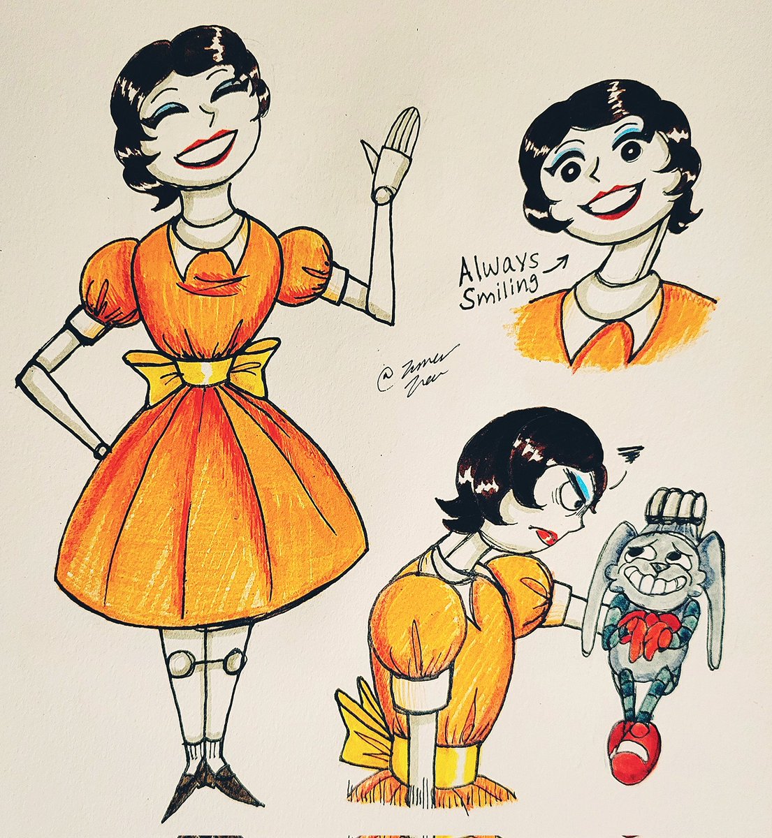 Cartoon Debra! Here to teach children not to steal and to stay safe from danger!
#FindingFrankie OC