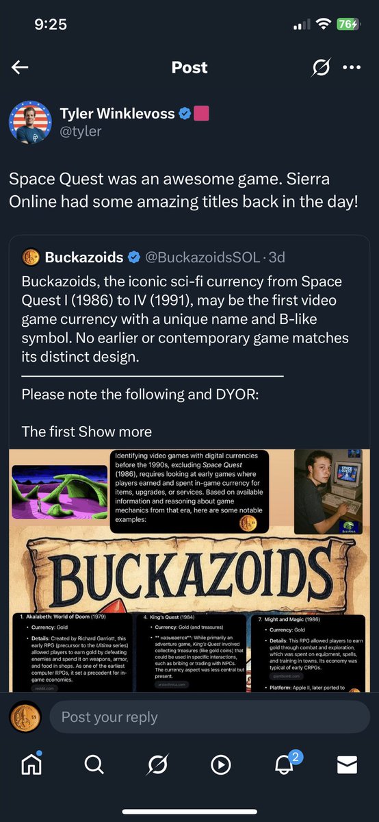 <a href="/dotkrueger/">Fred Krueger</a> Bitcoin whales know about Buckazoids, do you?