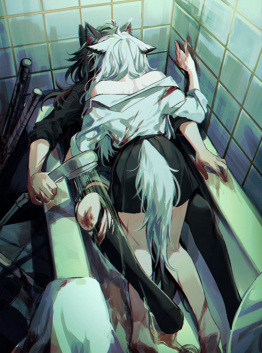 ARA_200117's tweet image. 🐺🐺🚿