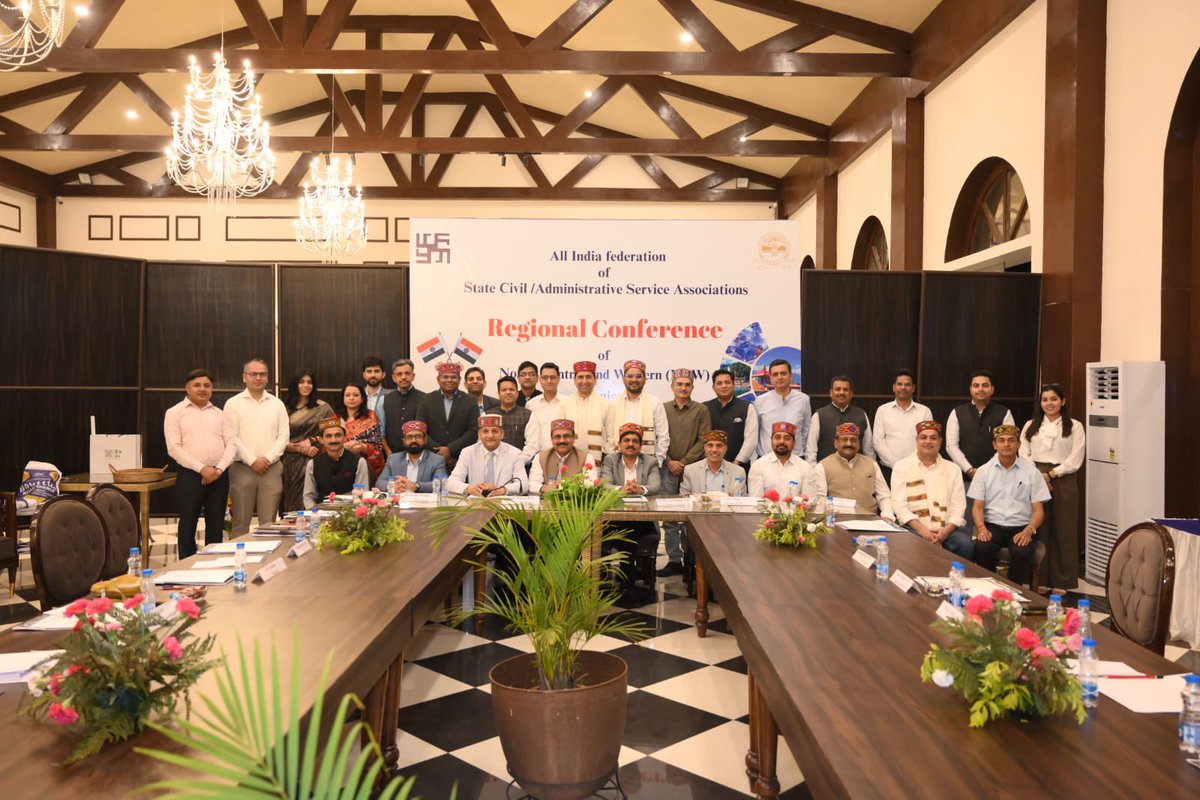 HAS Officers Association hosted the Regional Conference of AIF of State Civil Services Officers at Dharamshala. Delegates from across India participated in meaningful discussions on collective issues faced by State Civil Services officers. A step forward in unity and progress!