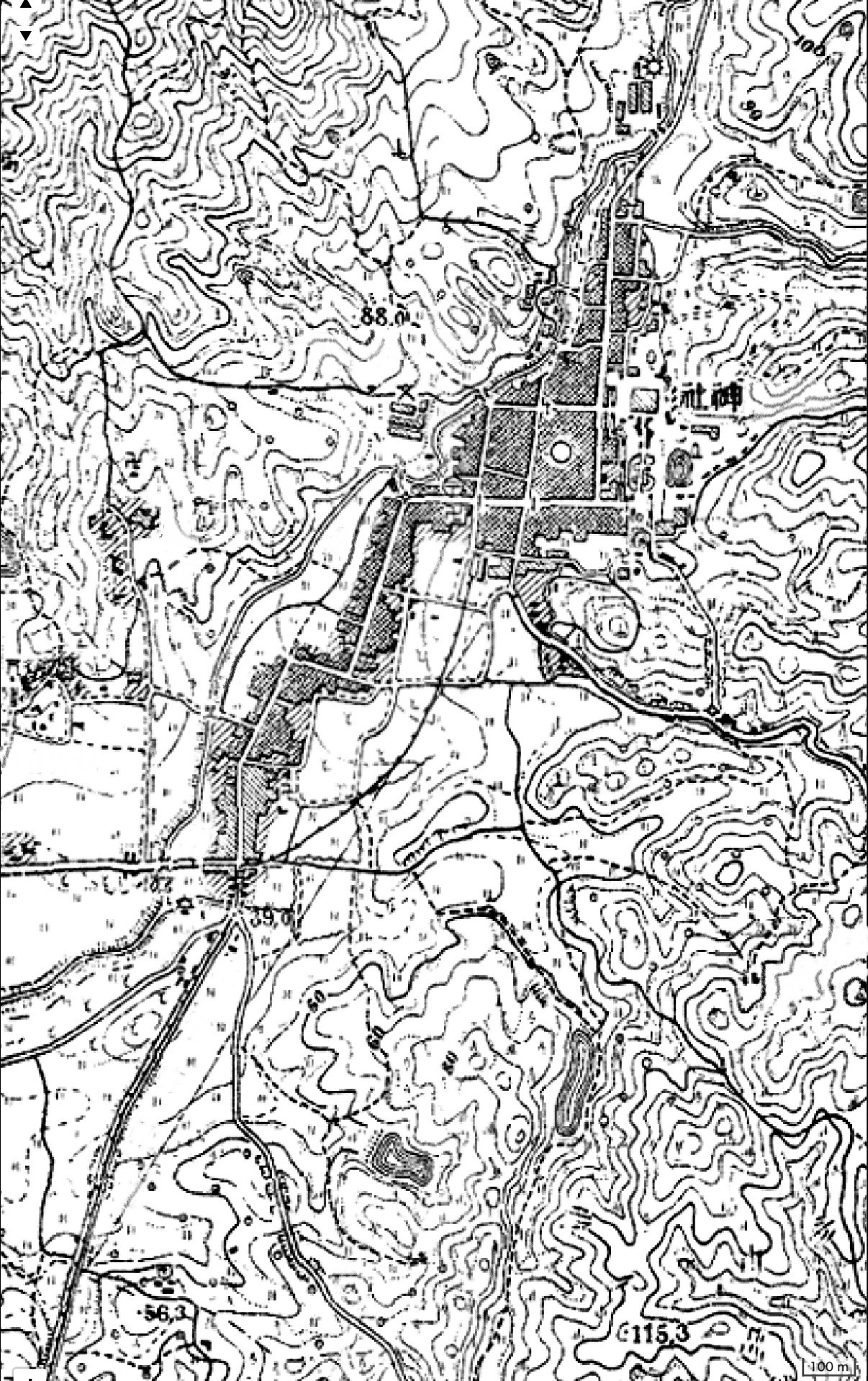 陸地測量部1/10,000地形図のゲラ校正。: 落合学（落合道人）