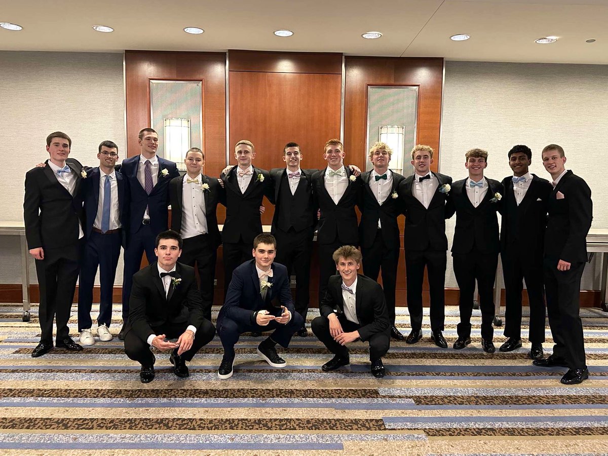 The boys cleaned up very well for prom. <a href="/AthleticsNTHS/">New Trier Athletics</a>