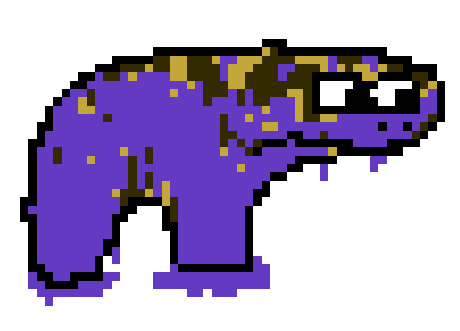 ProtogenShiny's tweet image. My #horseracetests OC, Dietary Silly Putty