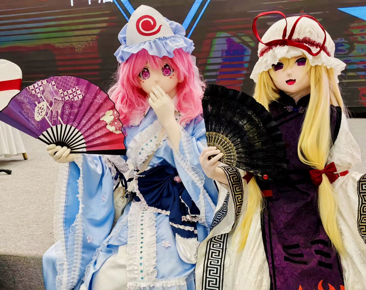 Alkaid30085029's tweet image. 悠闲的二人～
#kigurumi #東方Project #东方project #Touhou_Project