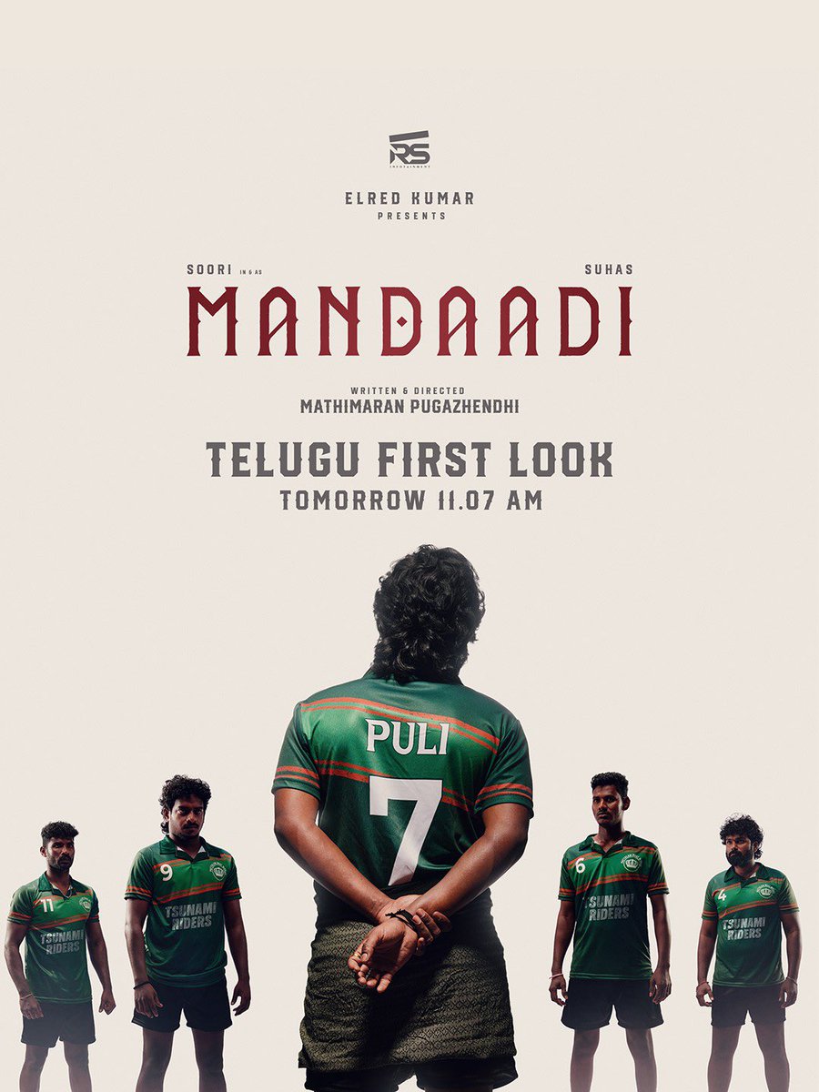RS Infotainment (@rsinfotainment) on Twitter photo He doesnβt just ride the wavesβ΅
He rises above them ππ₯
Unveiling the Fierce First Look of <a href="/ActorSuhas/">Suhas πΈ</a> as "PULI" from the world of #Mandaadi TOMORROW at 11:07 AMβ€οΈβπ₯
#MandaadiTeluguFirstLook is going to surprise you all π₯
<a href="/sooriofficial/">Actor Soori</a> <a href="/elredkumar/">Red</a> <a href="/rsinfotainment/">RS Infotainment</a> He doesnβt just ride the wavesβ΅
He rises above them ππ₯
Unveiling the Fierce First Look of <a href="/ActorSuhas/">Suhas πΈ</a> as "PULI" from the world of #Mandaadi TOMORROW at 11:07 AMβ€οΈβπ₯
#MandaadiTeluguFirstLook is going to surprise you all π₯
<a href="/sooriofficial/">Actor Soori</a> <a href="/elredkumar/">Red</a> <a href="/rsinfotainment/">RS Infotainment</a>