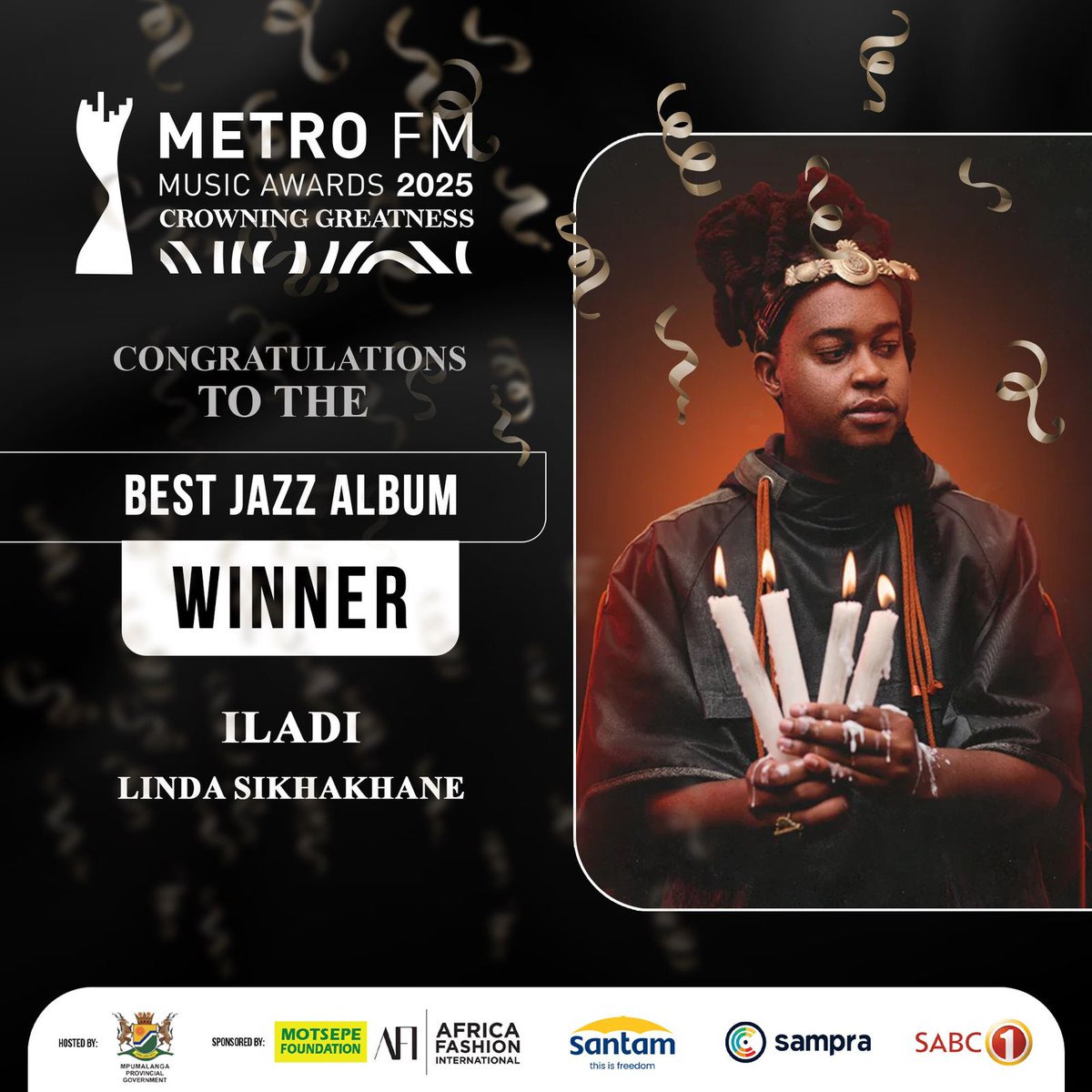 <a href="/sajejazz/">SAJE</a> congratulates <a href="/LindaSikhakhane/">Linda Sikhakhane</a>. We are proud of you 🇿🇦 🇿🇦 🇿🇦