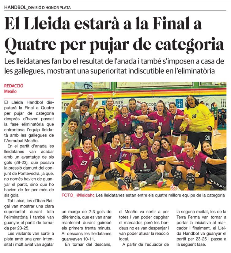 Lleida Handbol Club tweet media
