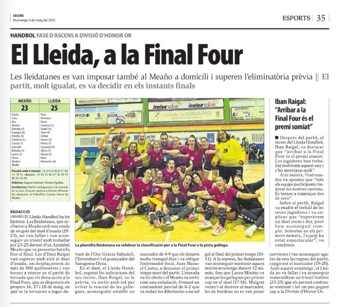 Lleida Handbol Club tweet media