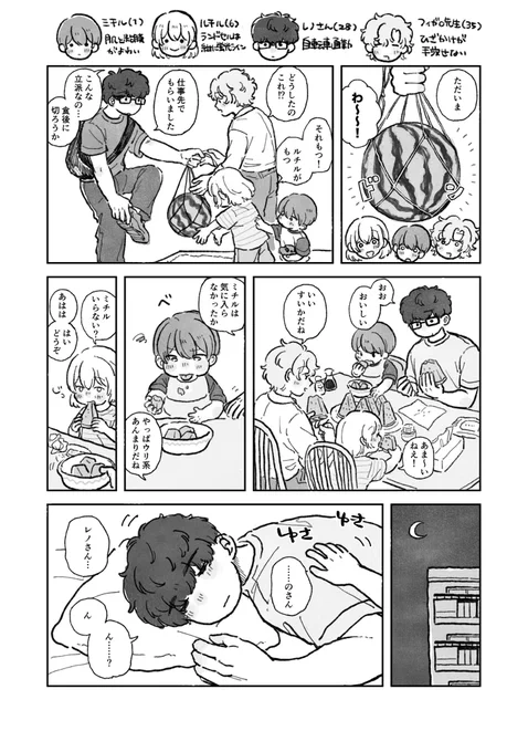 今日の無配でした!
ちっちゃい南兄弟とレノとフィガロがファミリー向けマンションで一緒に暮らしている謎現パロです 