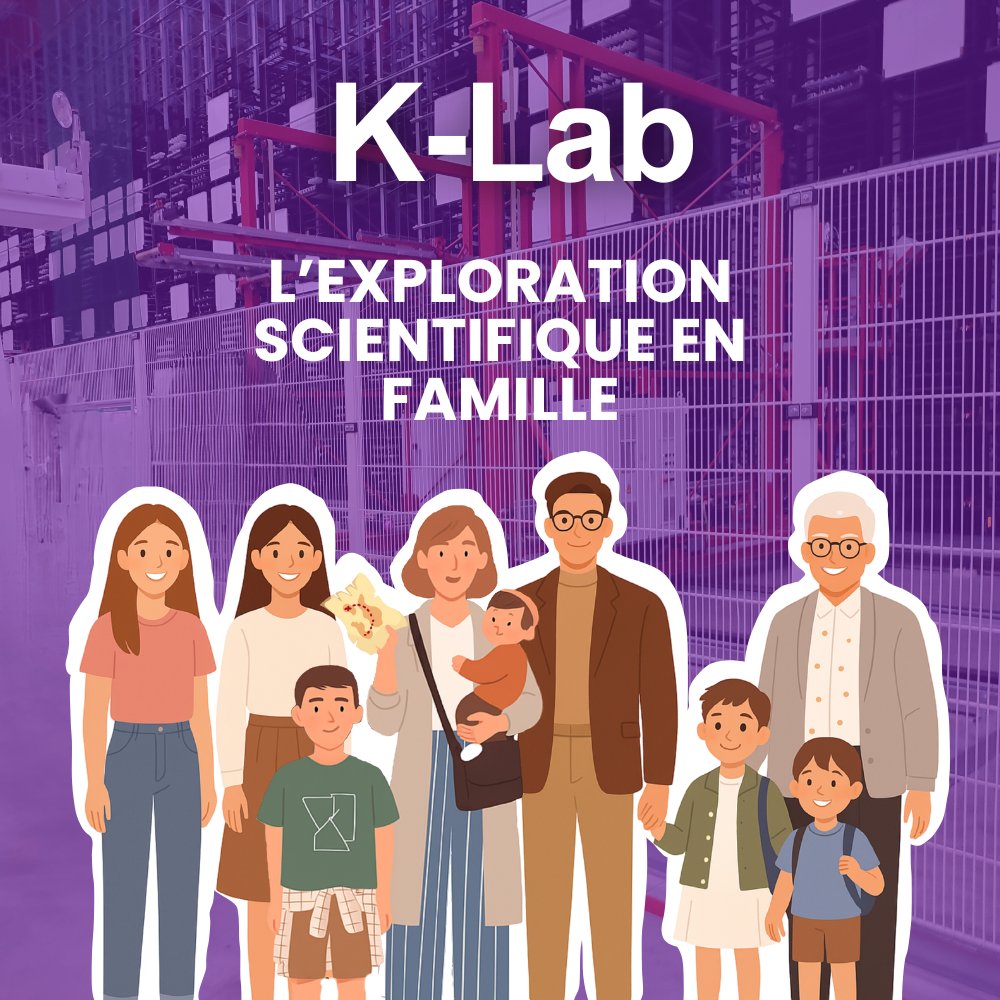 📢 Vivez la science &amp; l'industrie en famille !

📅 Samedi 24 mai | 14h-17h
📍 K-Line, St Vulbas
🎟️ Gratuit – Réservation obligatoire
👉 Grand public : bit.ly/KLAB-24-05

👨‍👩‍👧‍👦 Dès 3 ans – Activités adaptées à tous les âges !