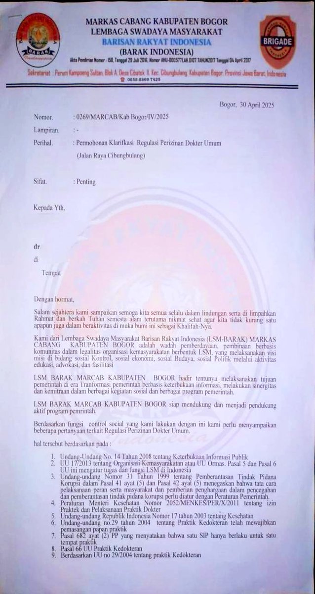 Apalagi ini? Di Bogor katanya ada sweeping Ormas ke dokter yang lagi praktek. Dokter sekarang harus izin ke Ormas dulu ya, bukan ke Dinkes?