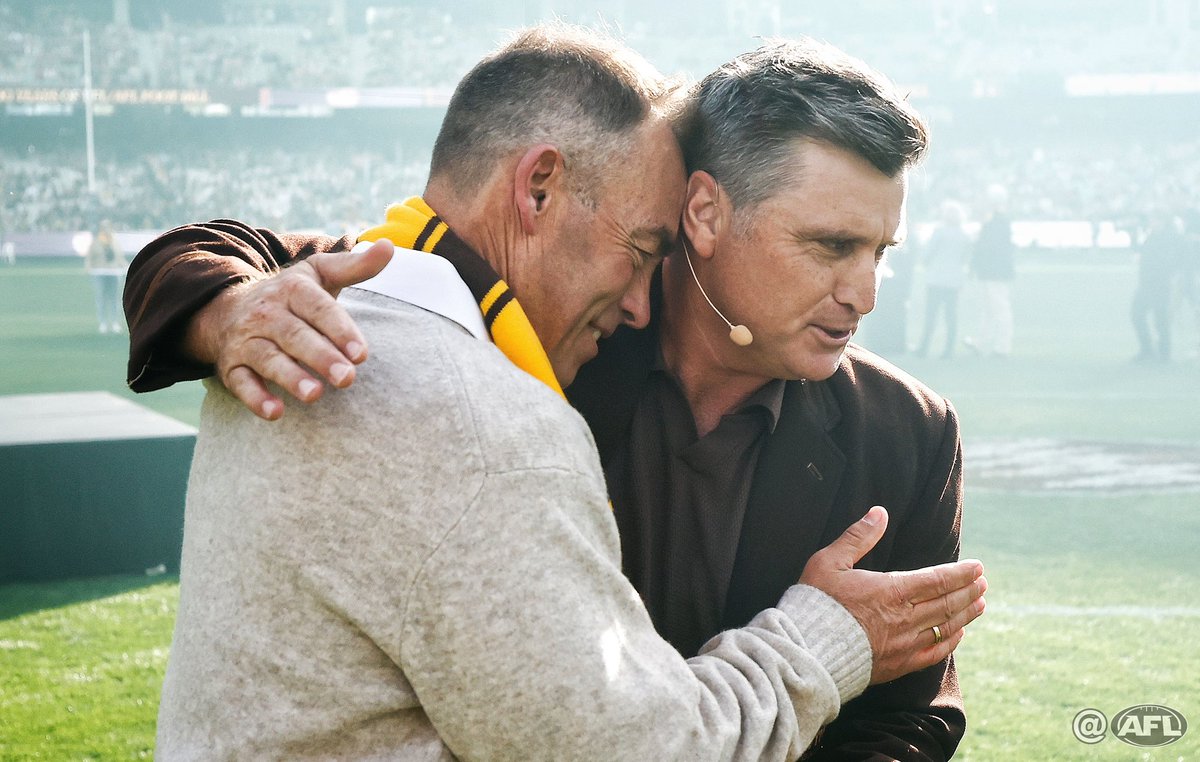 MichaelCWillson's tweet photo. Clarko and Crawf, that’s what I’m talkin’ about 🥹 #AFLHawksTigers https://t.co/1R8NCnW937