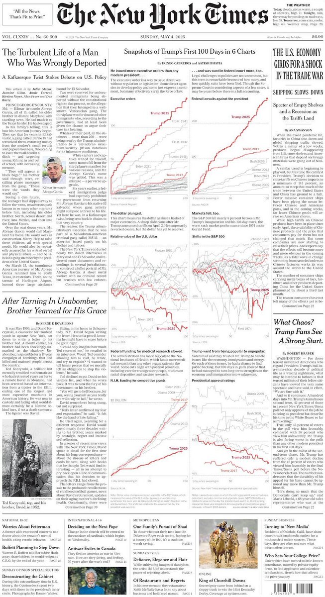 🇺🇸 The Turbulent Life Of A Man Who Was Wrongly Deported

▫Kilmar Abrego Garcia lived a turbulent life in Maryland after fleeing El Salvador as a teenager
▫<a href="/JulietMacur/">Juliet Macur</a> <a href="/jazmineulloa/">Jazmine Ulloa</a> <a href="/alanfeuer/">Alan Feuer</a> <a href="/DanBarryNYT/">Dan Barry</a> Annie Correal &amp; Kirsten Noyes
▫is.gd/ssLHsT