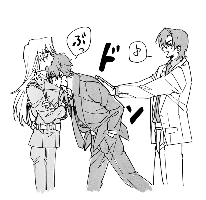 久々に落書き萩松千 
