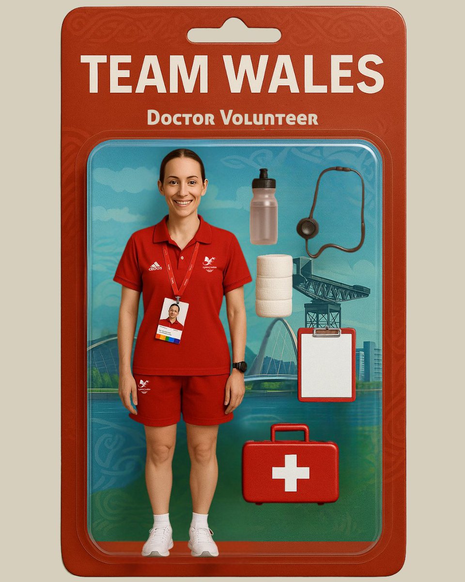Imagine your own action figure… now live it! 

Ymunwch gyda ni ar gyfer y gemau nesaf 🏴󠁧󠁢󠁷󠁬󠁳󠁿

Join Team Wales as a volunteer for Glasgow 2026.

Wythnos i fynd / Closing date 11 May - teamwales.cymru/vacancies/