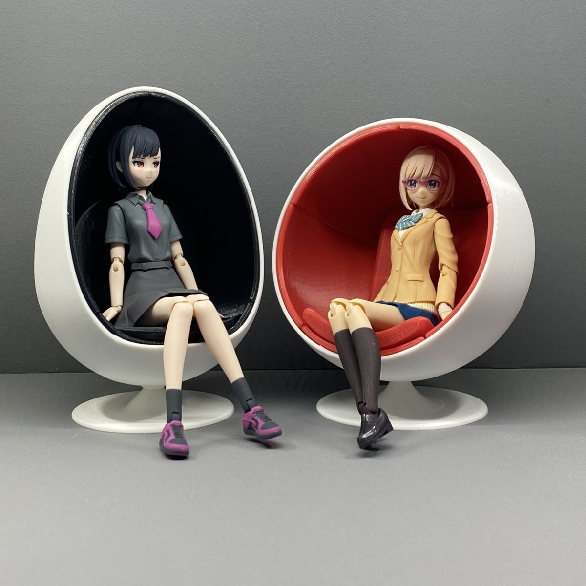 flightrec's tweet photo. PO用のケース
カセットサイズの変形ロボ
1/12フィギュア用の座れる椅子

などなど、3Dプリンタで作ってます。

https://t.co/Ez5eFUW9Zv https://t.co/HEjYLMsnNp