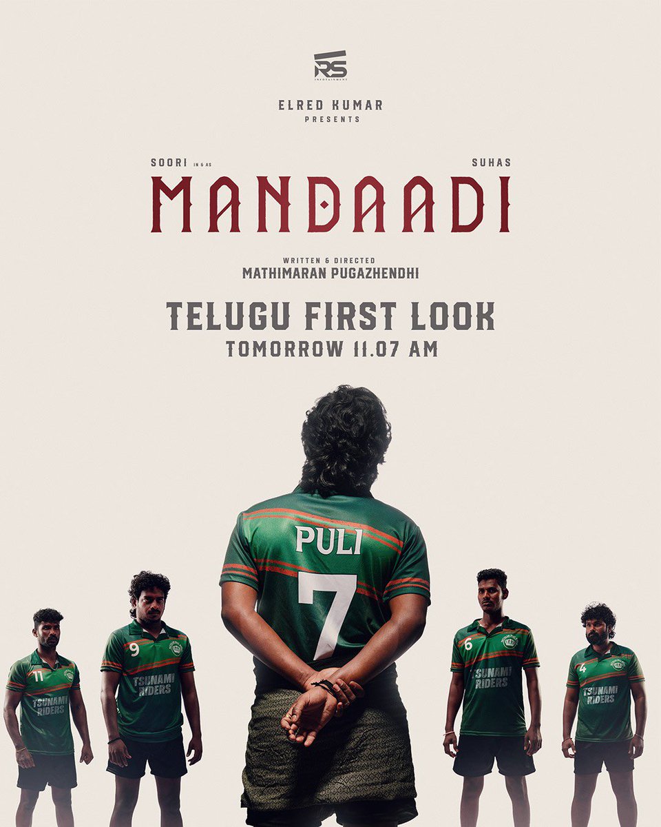 Red (@elredkumar) on Twitter photo He doesnβt just ride the wavesβ΅
He rises above them ππ₯
Unveiling the Fierce First Look of <a href="/ActorSuhas/">Suhas πΈ</a> as "PULI" from the world of #Mandaadi TOMORROW at 11:07 AMβ€οΈβπ₯
#MandaadiTeluguFirstLook is going to surprise you all π₯
<a href="/sooriofficial/">Actor Soori</a> <a href="/rsinfotainment/">RS Infotainment</a> #VetriMaaran He doesnβt just ride the wavesβ΅
He rises above them ππ₯
Unveiling the Fierce First Look of <a href="/ActorSuhas/">Suhas πΈ</a> as "PULI" from the world of #Mandaadi TOMORROW at 11:07 AMβ€οΈβπ₯
#MandaadiTeluguFirstLook is going to surprise you all π₯
<a href="/sooriofficial/">Actor Soori</a> <a href="/rsinfotainment/">RS Infotainment</a> #VetriMaaran