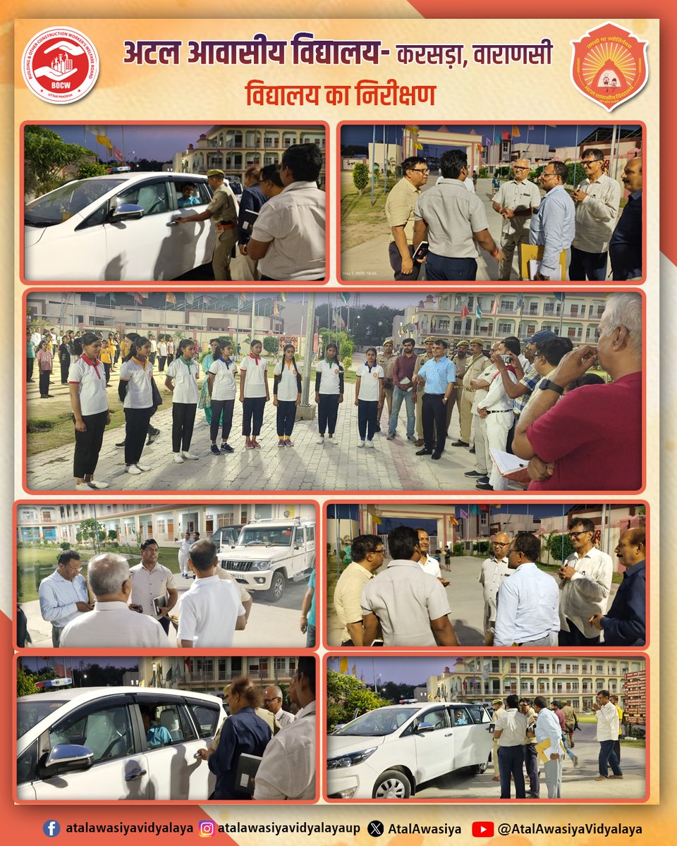 AtalAwasiya's tweet image. अटल आवासीय विद्यालय करसड़ा, वाराणसी में  नवनियुक्त जिलाधिकारी वाराणसी, श्री सत्येंद्र कुमार ने विद्यालय का निरीक्षण किया। उन्होंने विद्यालय की सायं काल सभा का अवलोकन किया और इसके उपरांत बच्चों एवं उपस्थित स्टाफ से बातचीत की।

#atalawasiyavidyalayas #upbocwboard #QualityEducation