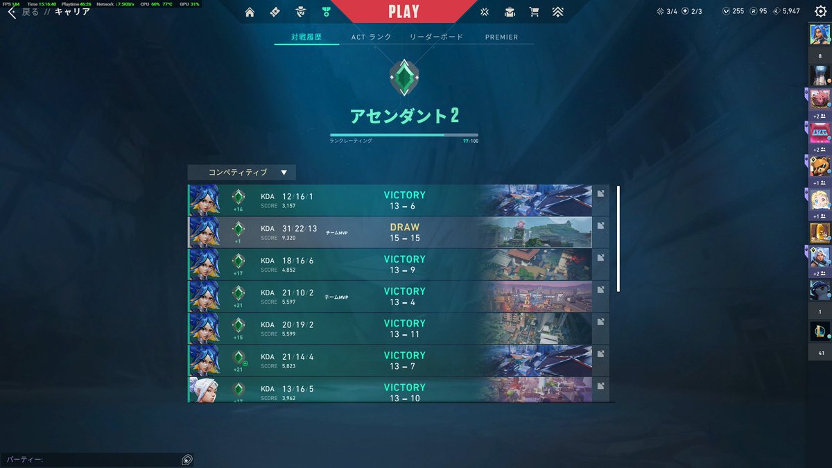 ゆせネオンのおかげで勝てる