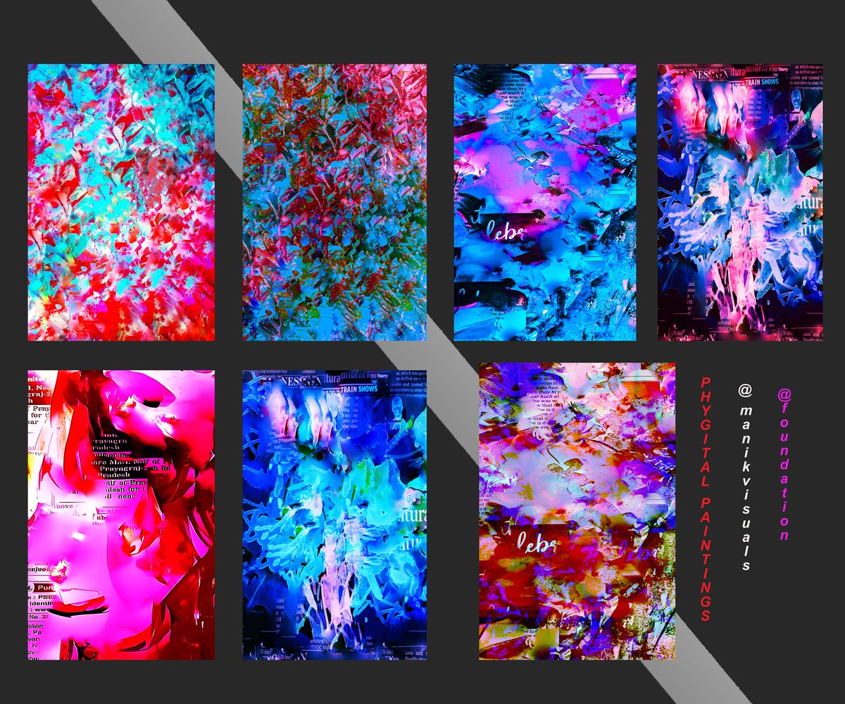 ManikVisuals's tweet image. Good Morning🙏
Get ready for my latest  abstract Phygital Painting NFTs! Join me on this latest unique artistic journey ! Follow me on @foundation 1/1  Let&apos;s bring art to life! #PhygitalArt #NFTs #ArtInnovation&quot;
Place bid
foundation.app/mint/eth/0x7ab…

❤️❤️❤️❤️❤️❤️❤️❤️❤️❤️❤️❤️❤️❤️…