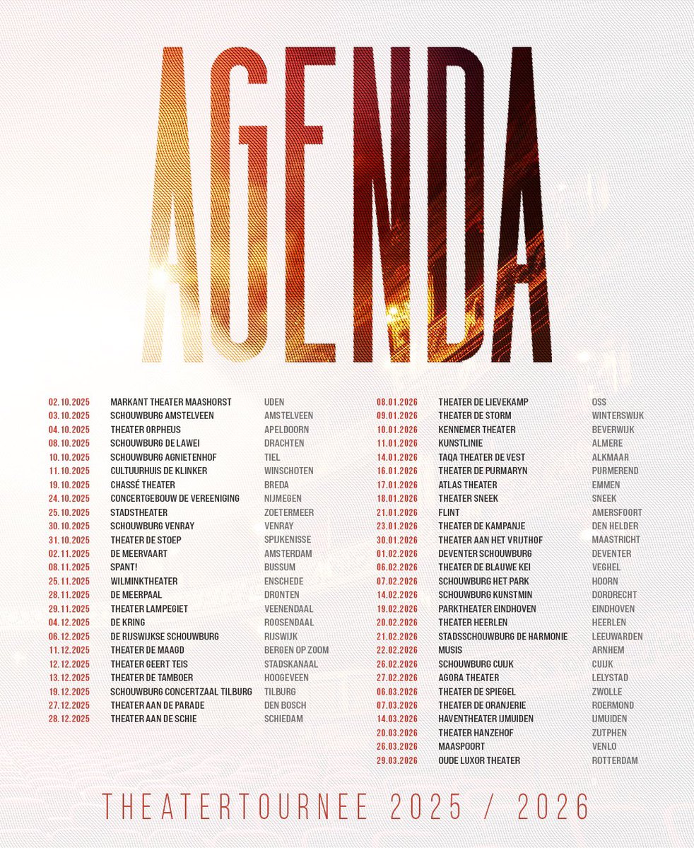 Check de hele agenda op fransbauer.nl