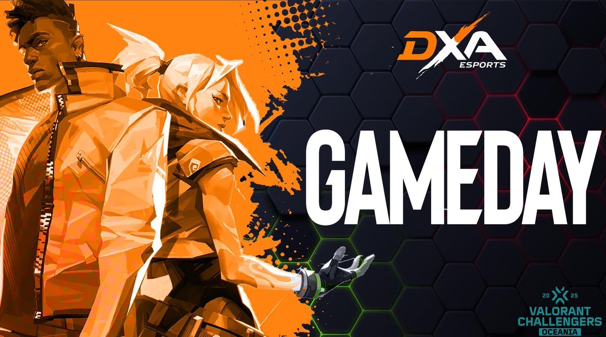 DXAEsports's tweet photo. Valorant is back tonight as we take on #ubermeats!
Catch all the action below at 6:30 AEST ⬇️
📺 https://t.co/JSGfX5NvQI https://t.co/LXjG9X9Htg