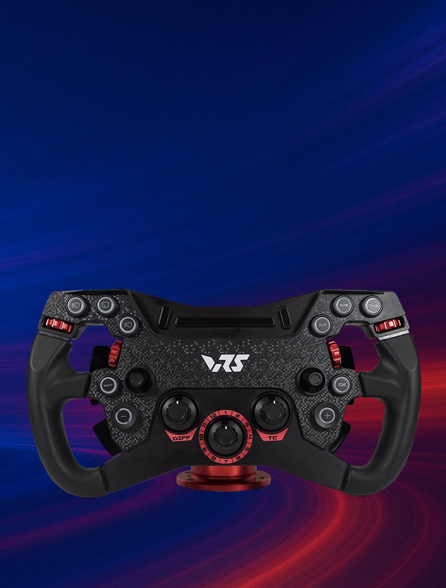 VRS R295 Steering Wheel is now available in Europe! 
vrs.racing/shop

#simracing #steeringwheel #vrs #racing #simracers #gamers #simulator