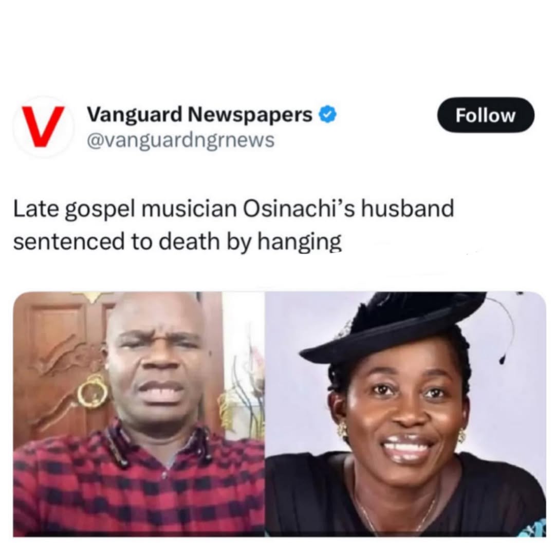 Invictus Africa (@invictusafrica) on Twitter photo ๐๐ฎ๐ฌ๐ญ๐ข๐๐ ๐๐ญ ๐๐๐ฌ๐ญ!๐
Three years after their tragic and controversial deaths, Oluwabamise Ayanwola and popular gospel singer Osinachi Nwachukwu have finally received justice.
Their killers โ Peter Nwachukwu (Osinachiโs husband) and Andrew Ominikoron (the BRT driver) ๐๐ฎ๐ฌ๐ญ๐ข๐๐ ๐๐ญ ๐๐๐ฌ๐ญ!๐
Three years after their tragic and controversial deaths, Oluwabamise Ayanwola and popular gospel singer Osinachi Nwachukwu have finally received justice.
Their killers โ Peter Nwachukwu (Osinachiโs husband) and Andrew Ominikoron (the BRT driver)
