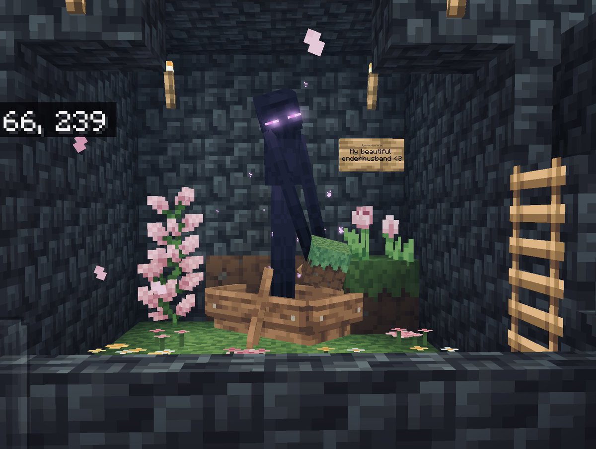 Okay so I’ve been back on my Minecraft grind lately….look at my beautiful bf &lt;3