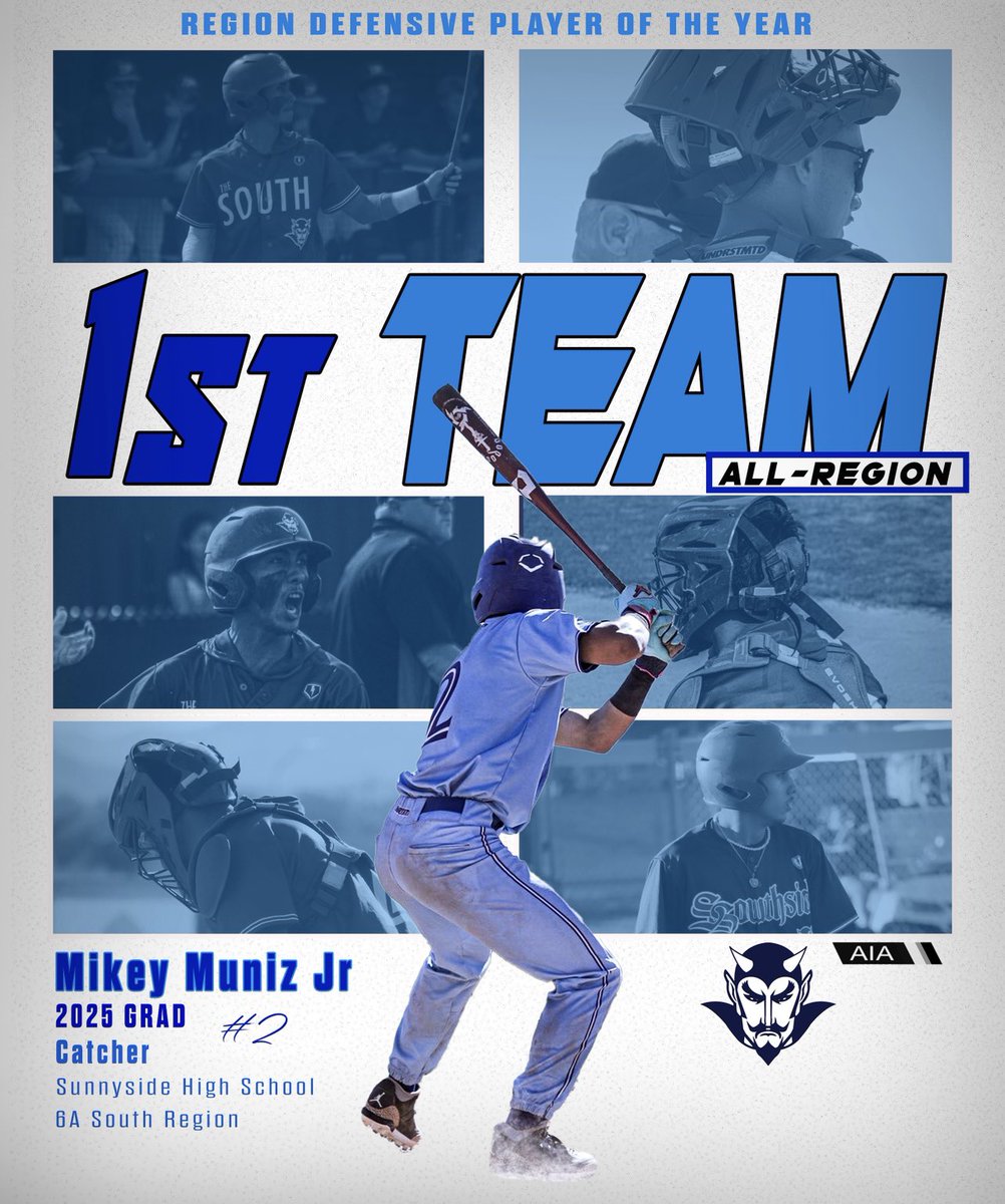Arizona Hitmen 2025 (@azhitmen2025) on Twitter photo Congrats to Mikey Muniz Jr (<a href="/MikeyMunizJr/">Michel Muniz Jr 2025</a>) on being the 6A South Region Defensive Player of the Year and 1st Team All Region. Batted .345, .495 OBO%, 29 Hits, 6 2Bs, 4 3Bs, 1 HR, 21 RBIs, 36 Runs, 18 SBs, & 25 BBs. #PimaAztecsCommit Congrats to Mikey Muniz Jr (<a href="/MikeyMunizJr/">Michel Muniz Jr 2025</a>) on being the 6A South Region Defensive Player of the Year and 1st Team All Region. Batted .345, .495 OBO%, 29 Hits, 6 2Bs, 4 3Bs, 1 HR, 21 RBIs, 36 Runs, 18 SBs, & 25 BBs. #PimaAztecsCommit