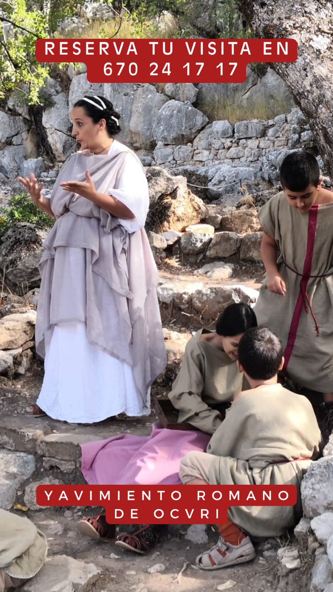Visita teatralizada el próximo sábado 10 mayo. 11:00 en la ciudad romana de Ocvri <a href="/YacimientoOcvri/">Yacimiento de Ocvri</a> 
Reservas en 670 24 17 17