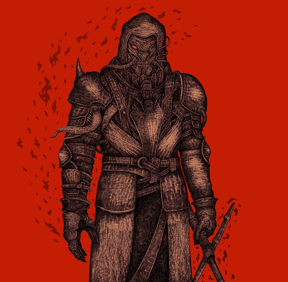 f16michael's tweet photo. Good morning my friend 🤍🌞🖤

SOLD × 1 🔥
Collected by @drawingyters

My artwork on @SkurpySocial #Skurpy 
Thank you so much for liking my work, I am so honored and happy ✨🫂👊🤩 
Welcome to Biomechanics Knight World ⚔️🛡️🩸

"Wrathborn" 
6.66 Tez 
🔗👇 https://t.co/wDwW1u4lEt