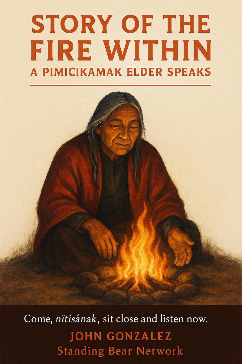 Come, nîtisânak, sit close and listen now. The fire is warm, and the stories are ready to be told. These are not just words—these are the echoes of our ancestors, and today I will give you one that was passed to me when my own heart was heavy.

Once, long ago—but also yesterday