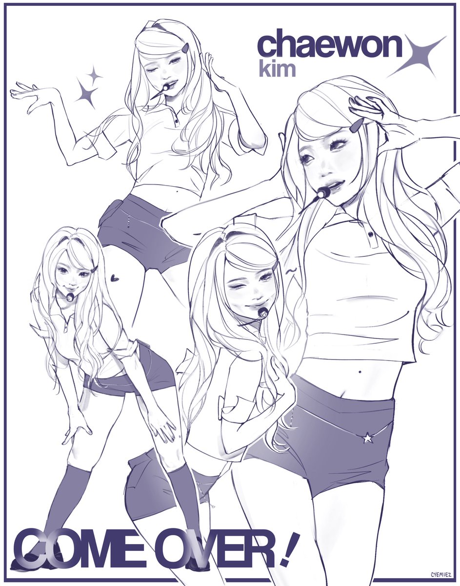 13o_zyu's tweet photo. come over and dance! ✧

#CHAEWON #LESSERAFIMFanart https://t.co/PgQrD3z3PE