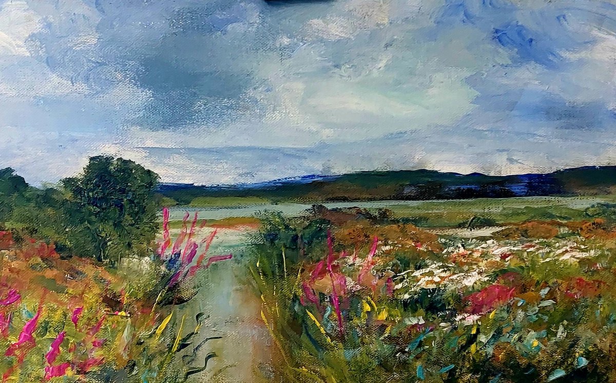More of summer ☀️ 
Well nearly anyway :) 
Might photograph this one outside today !!
Natural light always best 👌 

44cm x 30cm
Acrylic 

#irishart 
#painting 
#visualart 
#contemporaryart 
#artist