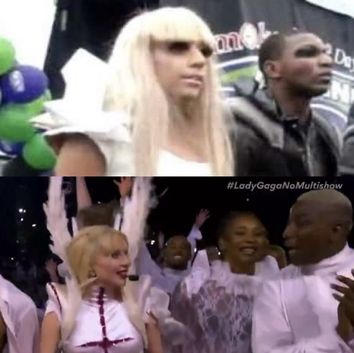 lady gaga and her dancer ian going from ikea parking lots to performing to the biggest crowd for a female artist in HISTORY