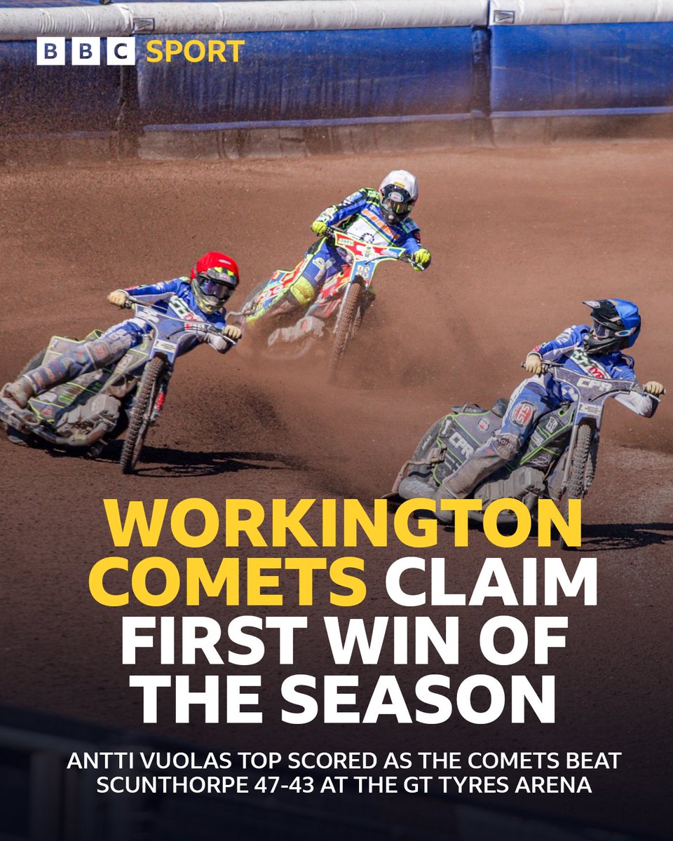 bbccumbriasport's tweet photo. Comets off the mark.

#speedway #workingtoncomets https://t.co/INMJCxZ4aR
