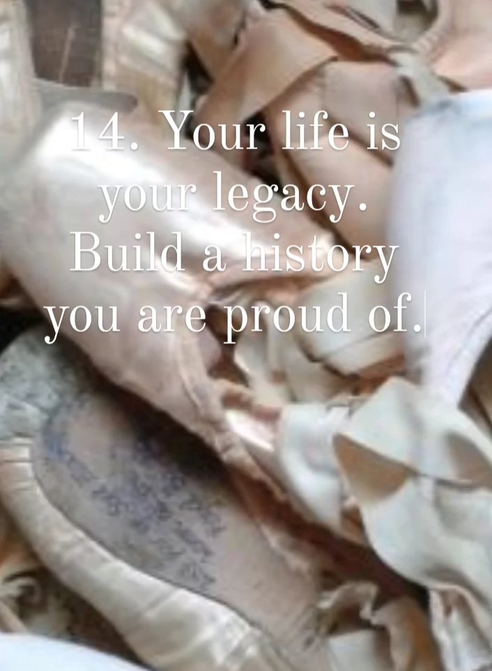 Anna_Christina_'s tweet photo. 14. Your life is your legacy. Build a history you are proud of.
#whyarewehere #balletshoes #pointshoes #BalletDancer #shoes https://t.co/w9jC8smL8a