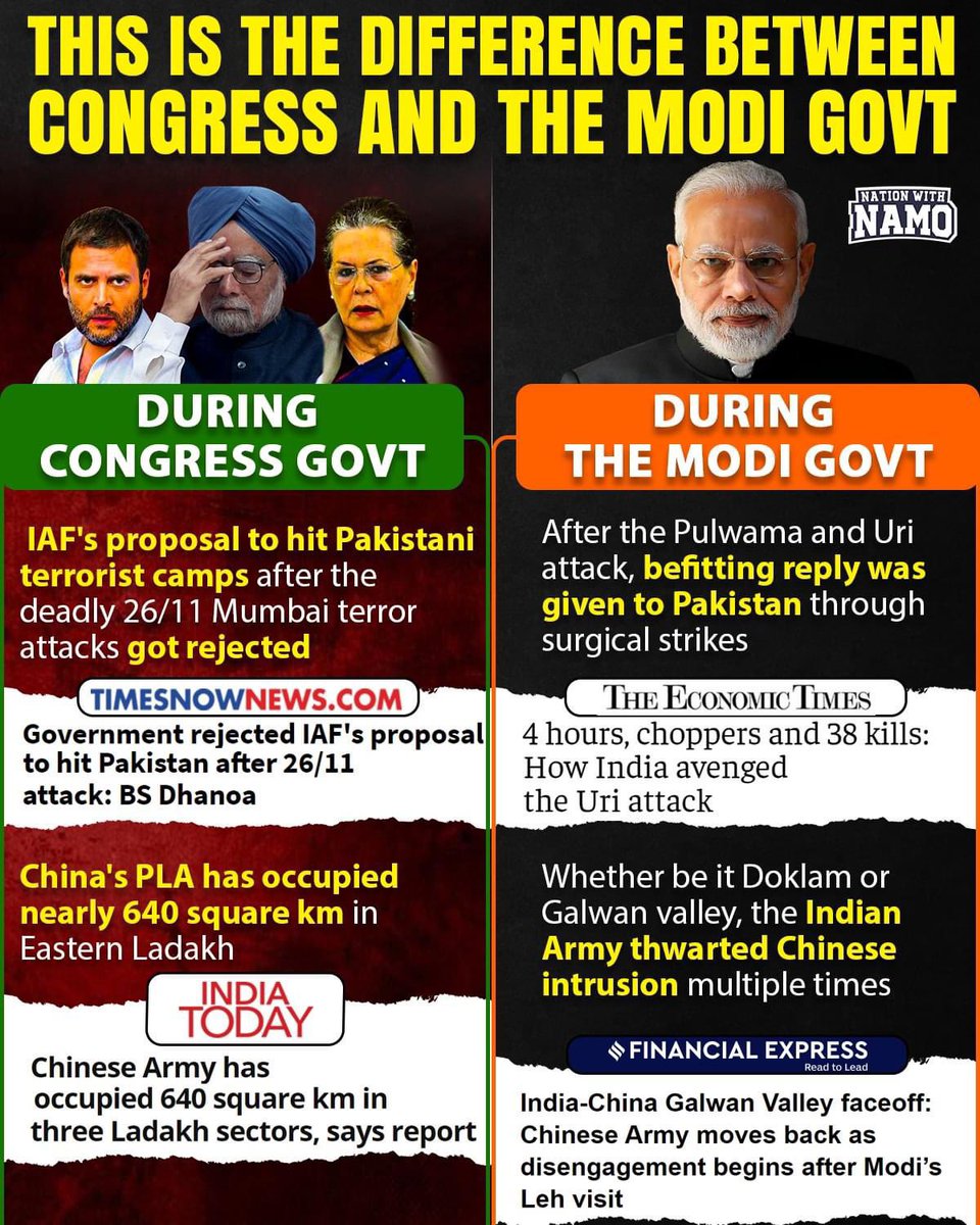 pallavict's tweet image. हां, नरेंद्र मोदीजी और CONग्रेस में आतंकी हमलों से कैसे निपटना - इसमें बहुत फ़र्क़ हैं 🤨🤨

#mumbaiterrorattack 

#PahalgamTerrorAttack 

#ProPakCong