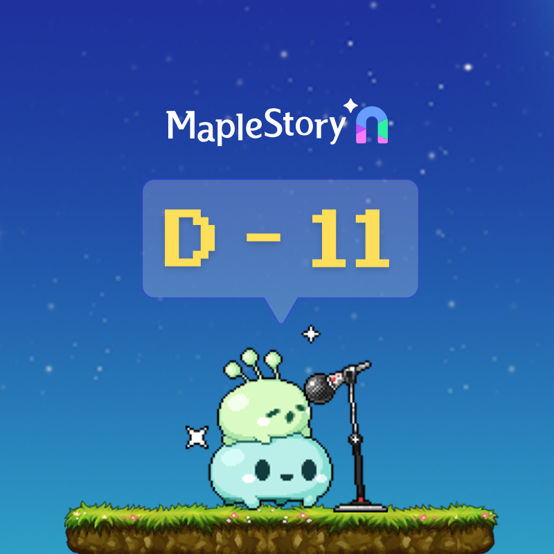 GMaple. D-11 until we choose my character’s class &amp; job.